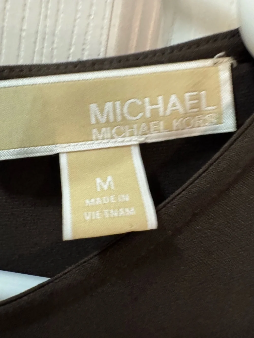 Michale Kors logo plate jersey dress L